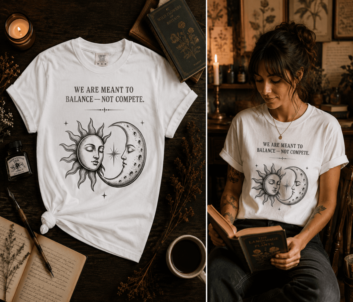 Sun and Moon Balance Tee product image